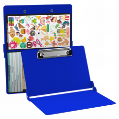 WhiteCoat Clipboard® - Blue Child Life Specialist Edition